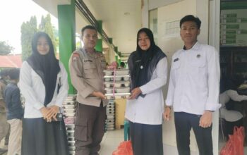 Pastikan Penyaluran 4495 Porsi MBG Tepat Sasaran di Kawal Ketat Oleh Personel Polsek Bolo