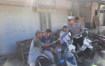 Edukasi Keselamatan, Sat Lantas Sapa Ojek Gondang