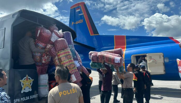 Bantuan Logistik Terus Mengalir, Polda Sumut Pastikan Distribusi Aman dan Tepat Sasaran ke Wilayah Terdampak Bencana