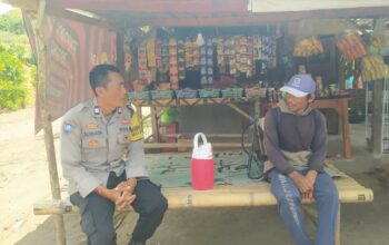 Kamtibmas Kondusif, Bhabinkamtibmas Dukung Program Tanam Jagung