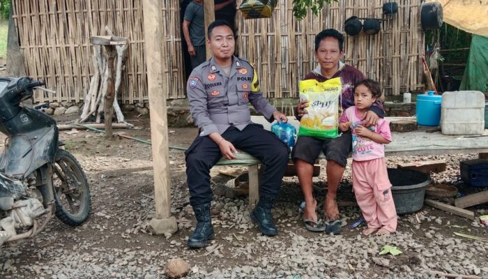 BHABINKAMTIBMAS NANGA TUMPU SALURKAN SARANA KONTAK UNTUK WARGA KURANG MAMPU, PERERAT HUBUNGAN DAN JAGA KAMTIBMAS