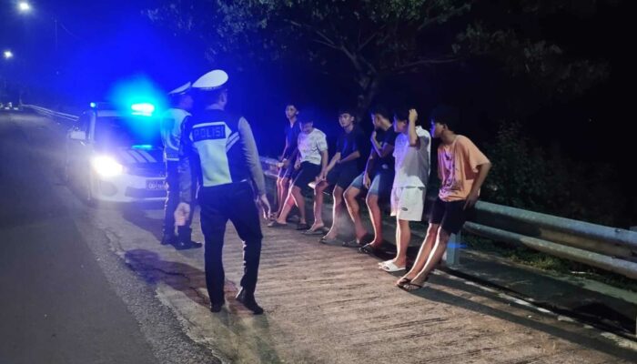 Gencar! Polres Lobar Sisir Bypass BIL 2, Targetkan Balap Liar dan Kejahatan Jalanan