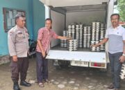 Proses Pendistribusian MBG bagi Ribuan Pelajar di Wilayah Kecamatan Palibelo di Kawal Ketat Polsubsektor Palibelo