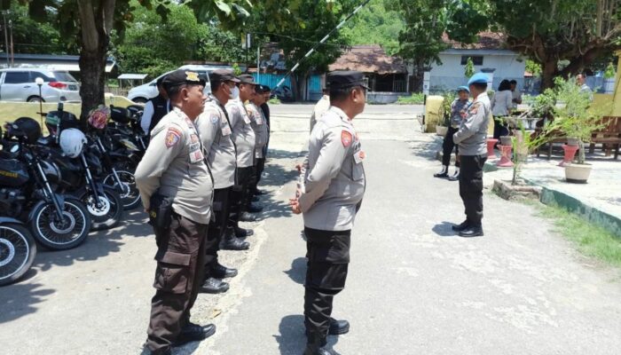 POLSEK WOJA GELAR SOSIALISASI LARANGAN PNPP DAN KELUARGA BERGAYA HEDON, TEGASKAN DISIPLIN DAN ETIKA PROFESI