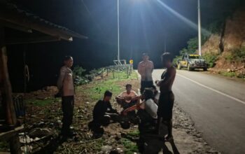 Patroli Blue Light Cipta Kondisi, Polsek Langgudu Sasar Titik Rawan Kamtibmas