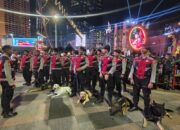 Baharkam Polri Kerahkan K-9 Jaga Keamanan Perayaan Tahun Baru di HI
