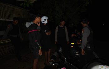 Polres Lombok Barat Patroli Malam di BTN Pure Lumiere
