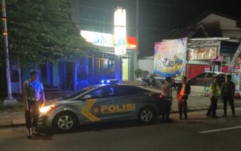 Polres Bima Kota Optimalkan Patroli Blue Light Tekan Potensi Aksi Kriminalitas di Malam Hari