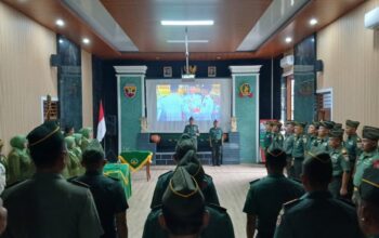 Tradisi Satuan Kodim 1606 Awali Tugas Perwira Baru