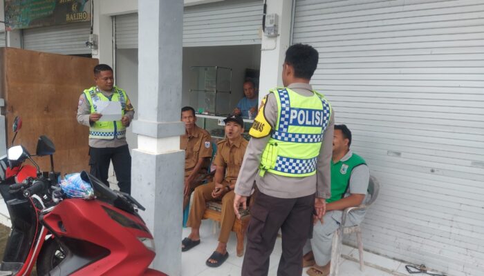Polsek Seteluk Gelar Sosialisasi TPPO di Pasar Seteluk Tengah, Warga Diimbau Waspadai PMI ilegal