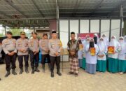Polri Salurkan Bantuan Al-Qur’an kepada Pesantren Terdampak Banjir