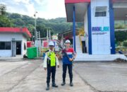 Unit Pam Obvit Sat Samapta Polres Bima Kota Laksanakan Pengamanan Objek Vital Nasional