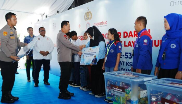 Hadiri HUT KSPSI ke-53, Kapolri Tegaskan Dukung Perjuangan Buruh