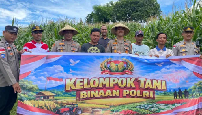 Dukung Kedaulatan Pangan, Polres Lombok Barat Bina 35 Hektar Lahan di Sekotong