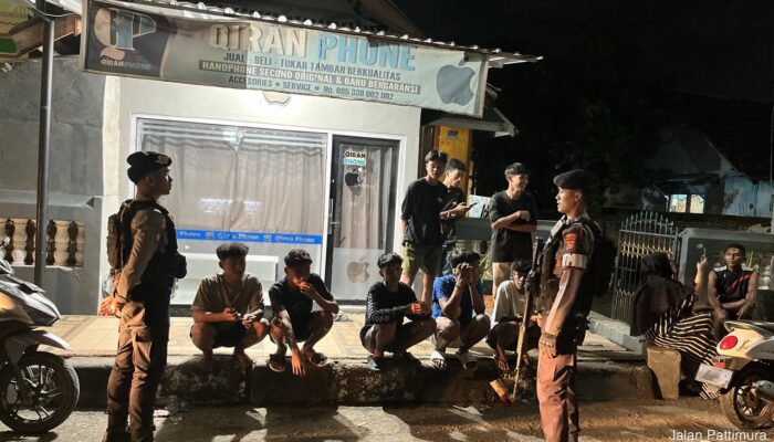 Antisipasi 3C, Unit Turjawali Sat Samapta Polres Bima Kota Intensifkan Patroli Malam
