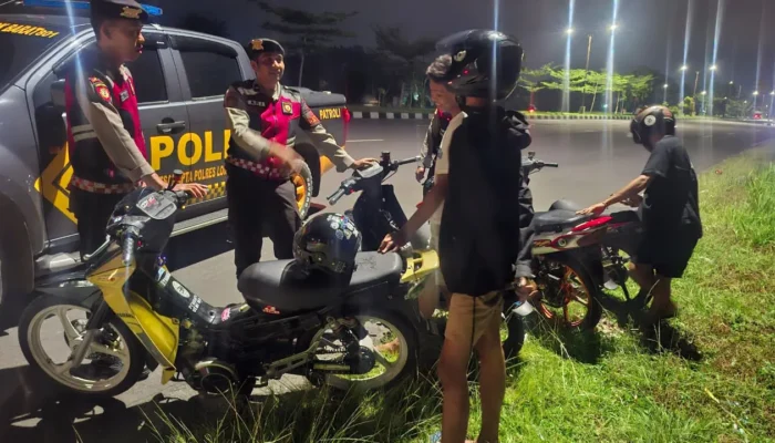 Polres Lombok Barat Patroli Jalur Bypass BIL Antisipasi Balap Liar