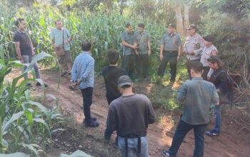 Polsek Woha Laksanakan Pendamping dan Pengamanan Pengecekan lahan obyek Eksesuki Bersama PN Raba Bima