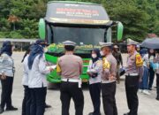 Operasi Keselamatan Rinjani 2026: Satlantas Lobar Ramp Check Bus AKAP