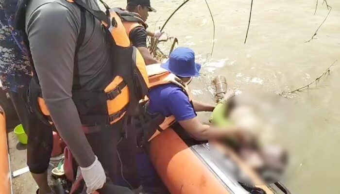 Polres Bima Kota Bersama Tim Gabungan Sukses Temukan Korban Terseret Banjir di Lambu