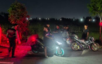 Cegah Balap Liar, Sat Samapta Polres Lobar Sisir Jalur Bypass