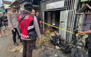 Main Petasan Berujung Petaka, Kios dan Satu Unit Motor di Seketeng Ludes Dilalap Api