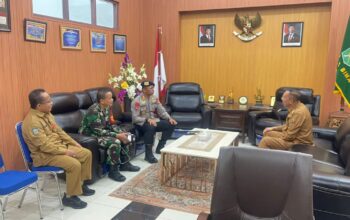 Sinergi Jaga Kamtibmas Kota Bima, Plh Kapolres dan Dandim 1608/Bima Temui Wali Kota