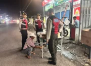 Antisipasi Perang Petasan, Sat Samapta Polres Lobar Edukasi Pedagang