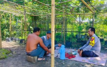 Polsek Labuapi Gerakkan Swasembada Pangan di Desa Bajur