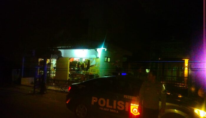 Jaga Stabilitas Kamtibmas, Personel Polsek Suela Patroli Malam