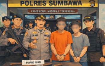 Undangan Buka Puasa Berujung Penganiayaan, Tim Opsnal Polres Sumbawa Ringkus Dua Pria di Unter Iwes