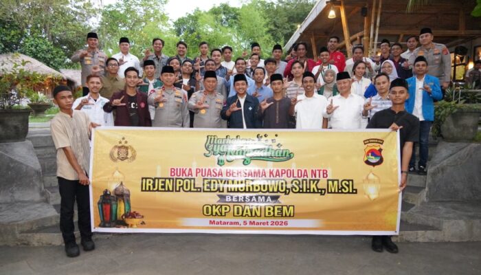 Kapolda NTB Buka Puasa Bareng OKP dan BEM, Perkuat Silaturahmi dengan Pemuda