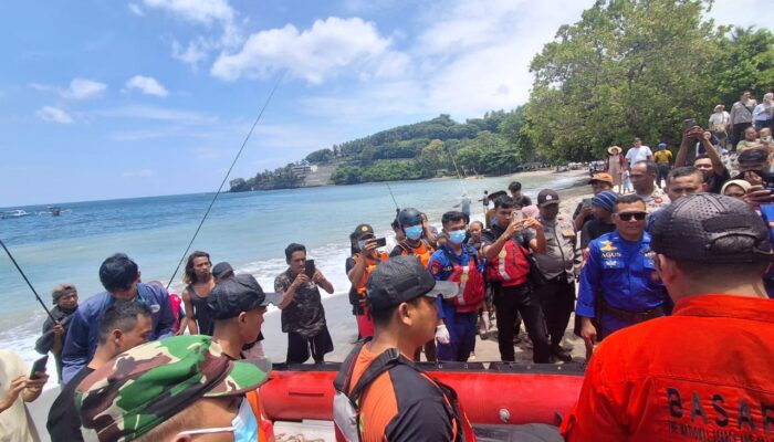 Ditpolairud Polda NTB Evakuasi Jenazah Tanpa Identitas dari Perairan Senggigi ke RS Bhayangkara