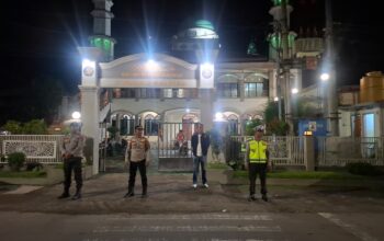 Polres Bima Kota Laksanakan Patroli dan Pengamanan Sholat Tarawih di Sejumlah Masjid