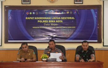Polres Bima Kota Gelar Rakor Lintas Sektoral Persiapan Pengamanan Idul Fitri 1447 H
