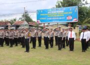 Kesiapan Dalam Rangka Pengamanan Arus Mudik Lebaran 2026 Polres Bima Kabupaten Laksanakan Apel Gelar Pasukan OPS Ketupat Rinjani.