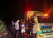 Patroli Blue Light Polsek Langgudu Sasar Titik Rawan, Antisipasi Gangguan Kamtibmas