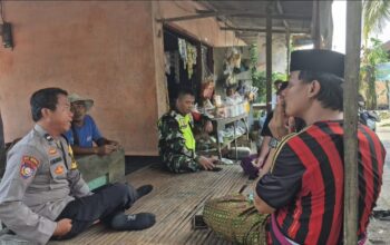 Bhabinkamtibmas Desa Bonder Ajak Warga Dukung Swasembada Pangan dan Tingkatkan Ronda Malam