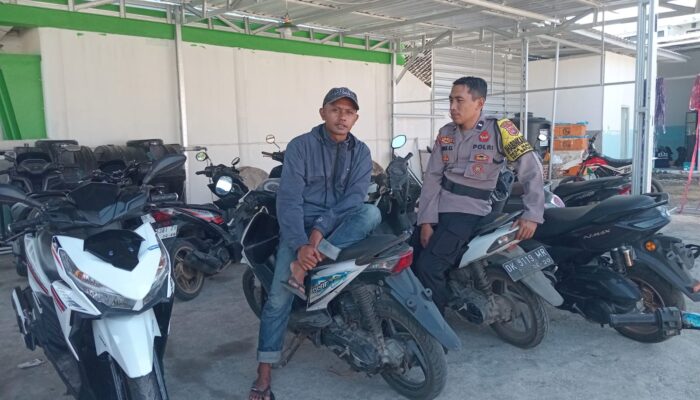 Bhabinkamtibmas Desa Mantang Intensifkan DDS, Imbau Warga Waspada Curanmor