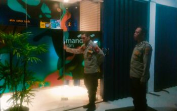 Polsek Kopang Intensifkan Patroli Objek Vital, Antisipasi Gangguan Kamtibmas di Perbankan