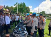 Mencegah Terjadinya Pelanggaran, Bid Propam Polda NTB Menggelar Gaktibilin dan Mitigasi di Mapolres Bima Kabupaten