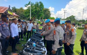 Mencegah Terjadinya Pelanggaran, Bid Propam Polda NTB Menggelar Gaktibilin dan Mitigasi di Mapolres Bima Kabupaten