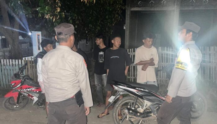 Tekan Kasus 3C dan Kejahatan Jalanan, Polsek Donggo Tingkatkan Patroli Cipkon Malam Hari