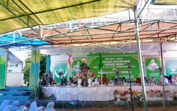 Pimpin Langsung Pengamanan, Waka Polsek Lunyuk Pastikan Hultah ke-30 Ponpes NW Padasuka Berjalan Kondusif