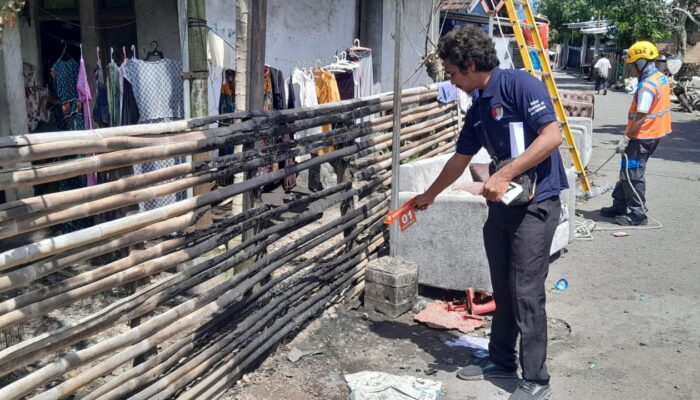 Polres Dompu Lakukan Olah TKP Kebakaran Rumah di Lingkungan Renda, Tidak Ada Korban Jiwa
