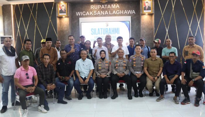 Kapolres Sumbawa Gelar Silaturahmi Bersama Puluhan Ketua LSM se-Kabupaten Sumbawa