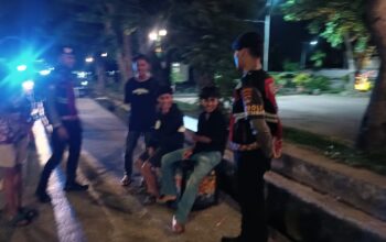 Patroli Kota Presisi Hadir di Taman Sangkareang, Polisi Sapa Warga dan Pelaku UMKM