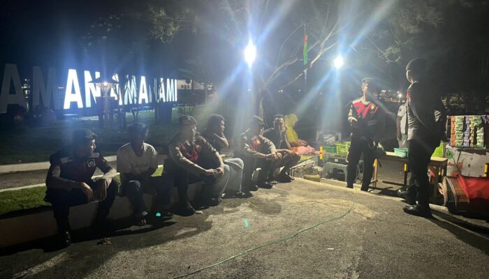 Patroli Antisipasi 3C, Unit Turjawali Sat Samapta Polres Bima Kota Sasar Kawasan Ama Hami dan Kelurahan Tanjung