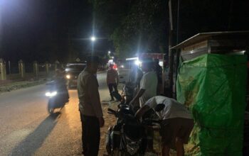 Langkah Preventif Jaga Stabilitas Kamtibmas Polsek Woha Gelar Kegiatan Razia dan Sweeping