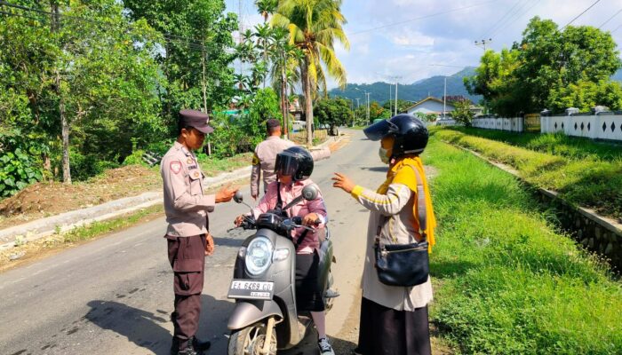 Polsek Brang Rea Gelar KRYD, Situasi Kamtibmas Tetap Kondusif