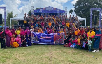 Polres Bima Kota Ikut Semarakkan Festival Rimpu Mantika HUT ke-24 Kota Bima